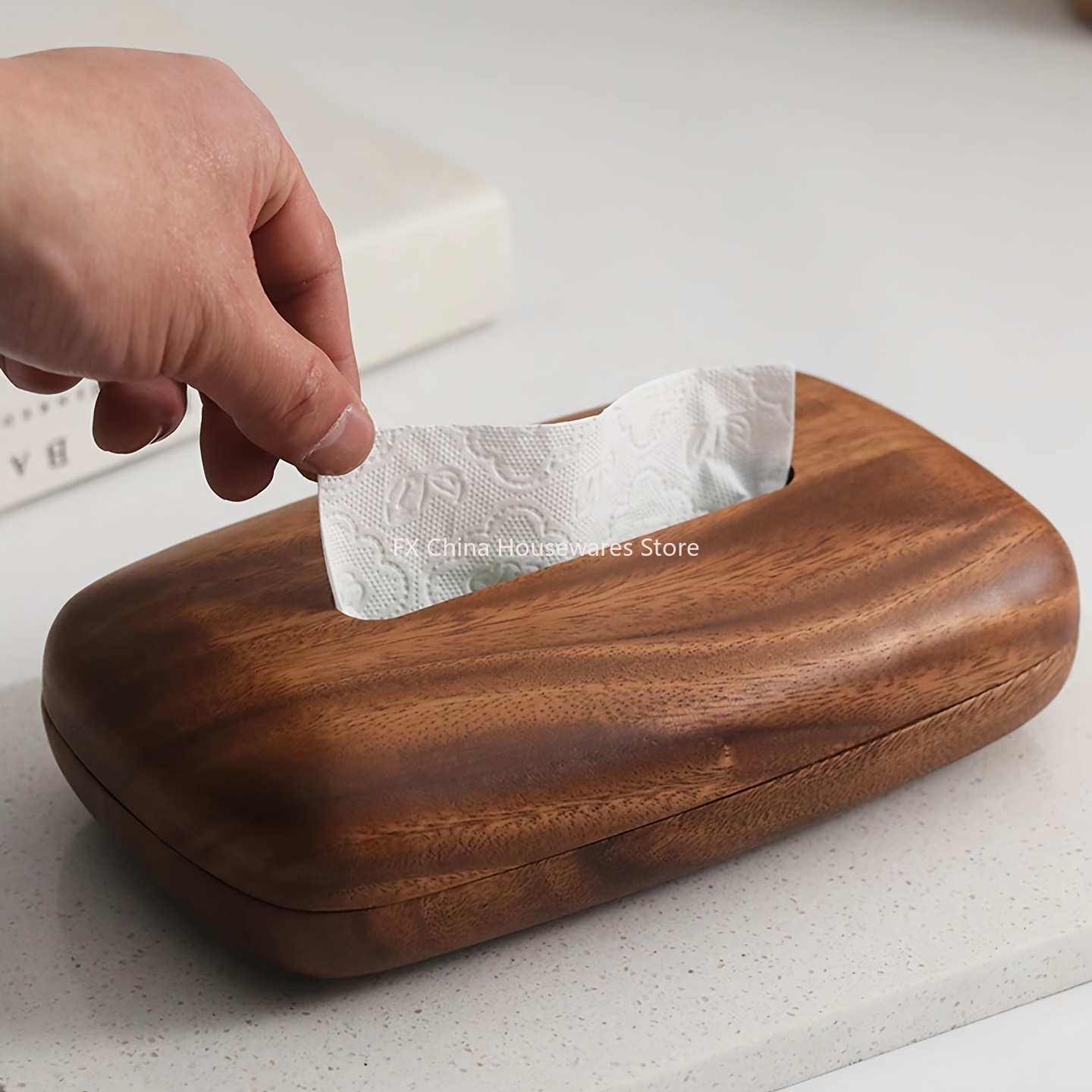 Penutup Kotak Tisu Kayu Walnut - Agar Tissue Culture ulasan dan harga