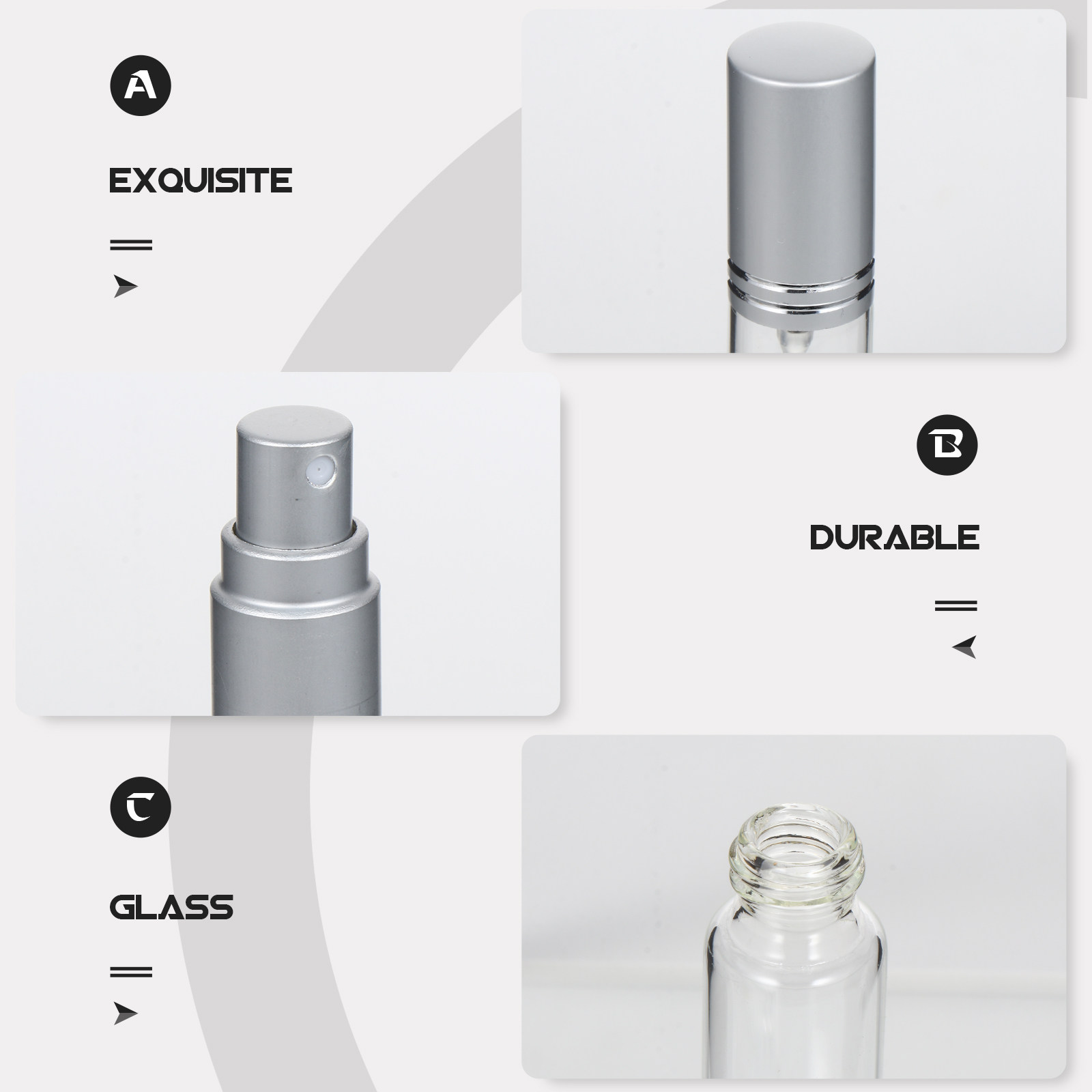 6 Buah Botol Semprot Parfum Po - Misting Bottle Fine ulasan dan harga