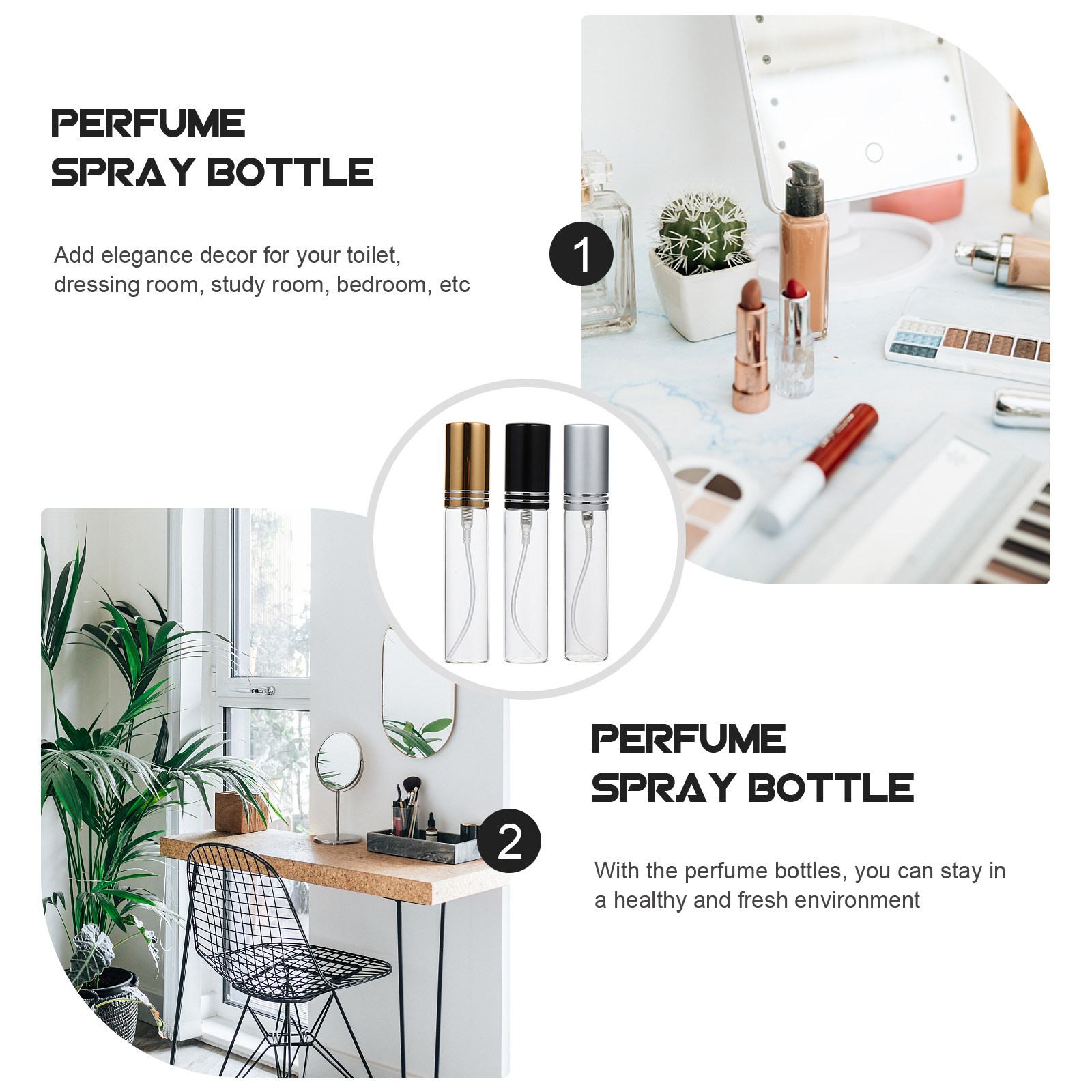 6 Buah Botol Semprot Parfum Po - Misting Bottle Fine ulasan dan harga
