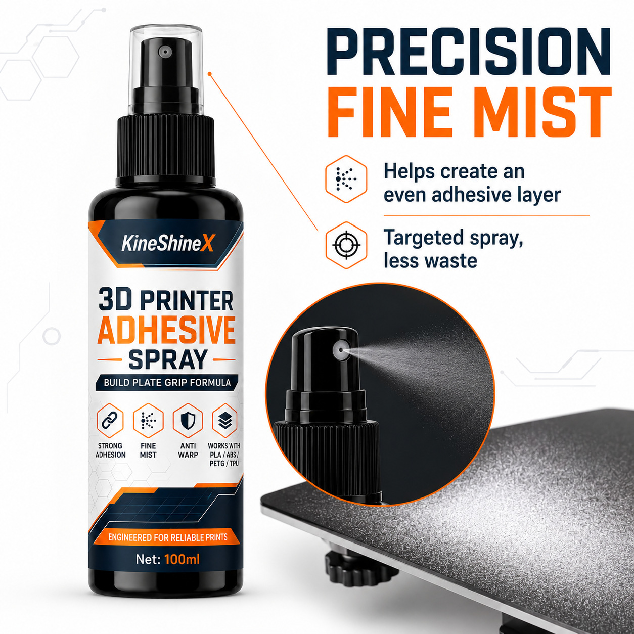 Semprotan Perekat Printer 3D 1 - Misting Bottle Fine ulasan dan harga